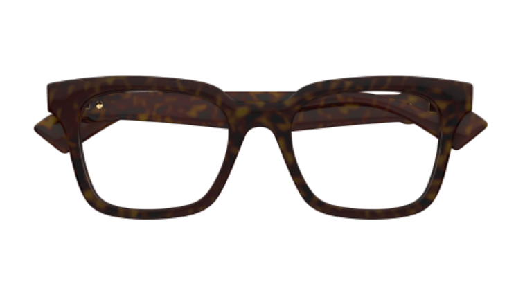 Gucci GG1728O 002 Havana Square Cat Eye Women's Eyeglasses