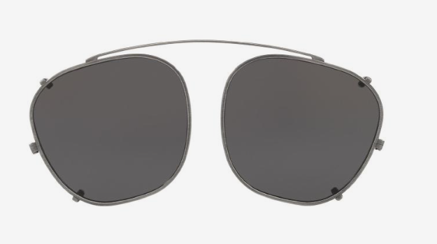 Oliver Peoples OV1230TC 507687 Dark Grey Square 49mm Clip On