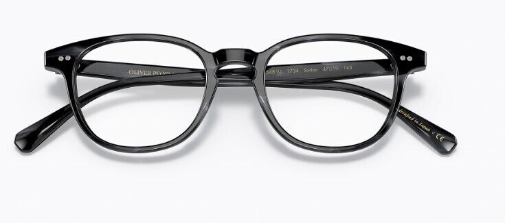 Oliver Peoples 0OV5481U Sadao 1734 Dark Blue Smoke Blue Unisex Eyeglasses