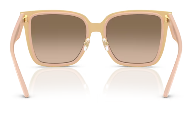 Versace 0VE2278D 54946I Nude/Brown Gradient Grey Mirror SquareWomen's Sunglasses