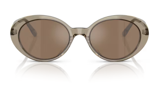 Oliver Peoples 0OV5565SU Lumar 1745G8 Sencha Cognac Oval Women's Sunglasses