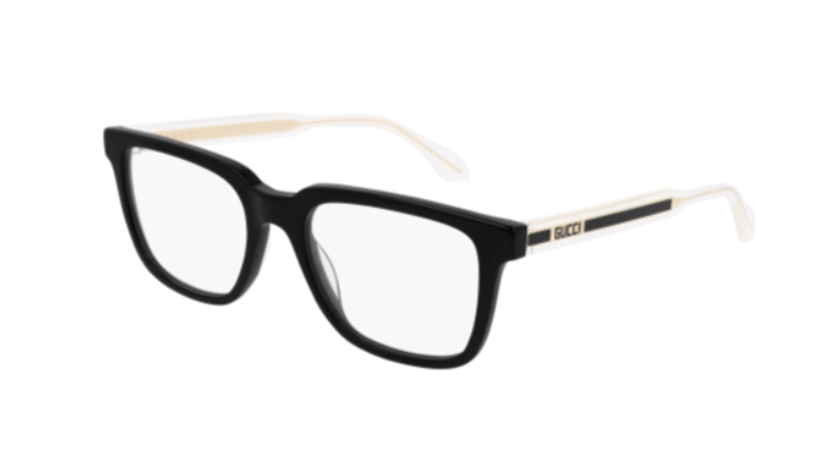 Gucci GG0560ON 005 Black Square Men's Eyeglasses