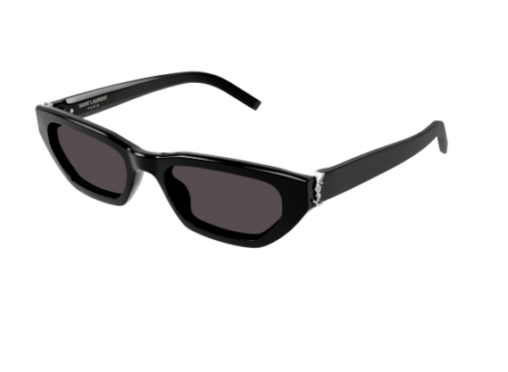 Saint Laurent SL M126 001 Black Cat Eye Women's Sunglasses