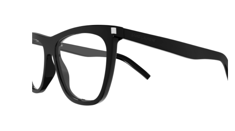 Saint Laurent SL 518 001 Black Square Women's Eyeglasses