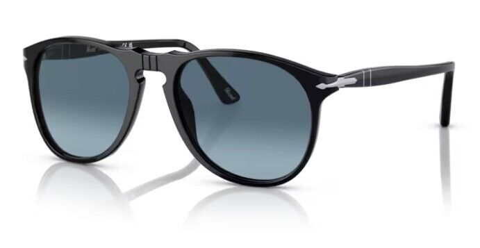 Persol 0PO9649S 95/Q8  Black/Azure gradient blue Oval Shaped Men's Sunglasses