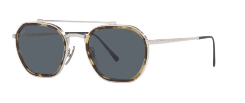 Persol 0PO5010ST 8014R5 Silver/Blue Unisex Sunglasses