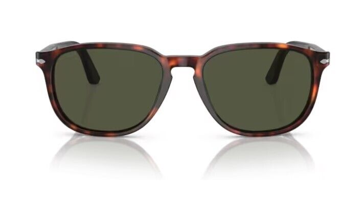 Persol 0PO3019S 24/31 Havana/Green Square Shaped 52mm Men's Sunglasses