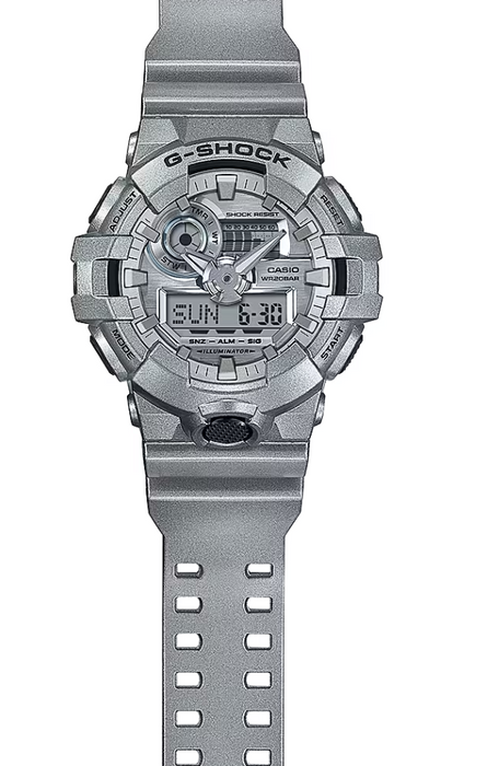 Casio G Shock 700 Series Analog Digital Mirror LCD Dial Men's Watch GA700FF-8A