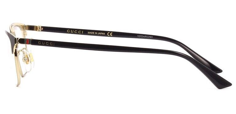 NEW Gucci GG0131 O 001  Black Eyeglasses