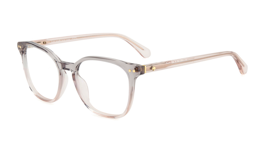 Kate Spade HERMIONE/G 7HH Grey/Pink Rectangular Women's Eyeglasses