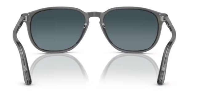 Persol 0PO3019S 1196S3 Trans Grey/Blue Gradient Polarize 52mm Men's Sunglasses