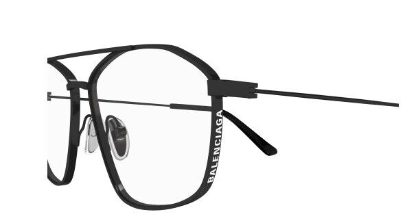 Balenciaga BB0199O 001 Black Square Men's Eyeglasses