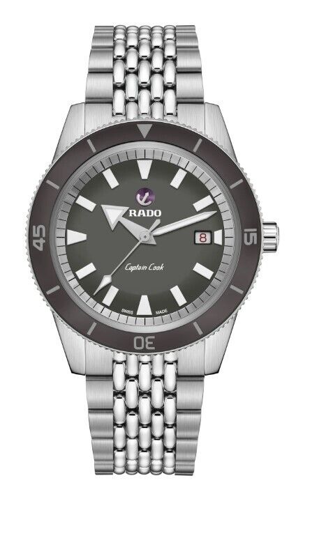 Rado Captain Cook Automatic High Tech Ceramic Grey Dial Men's Watch R32505019