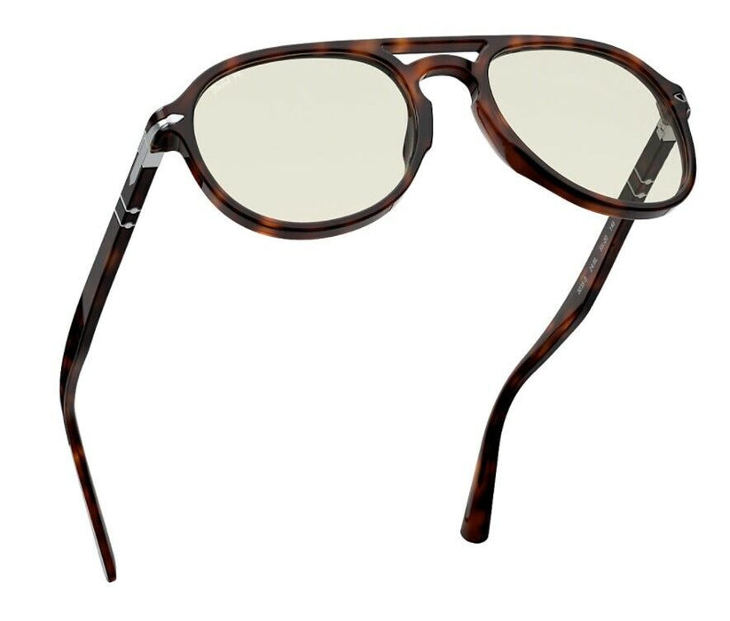 Persol 0PO3235S 24/BL Havana/Grey Photochromic Unisex Sunglasses