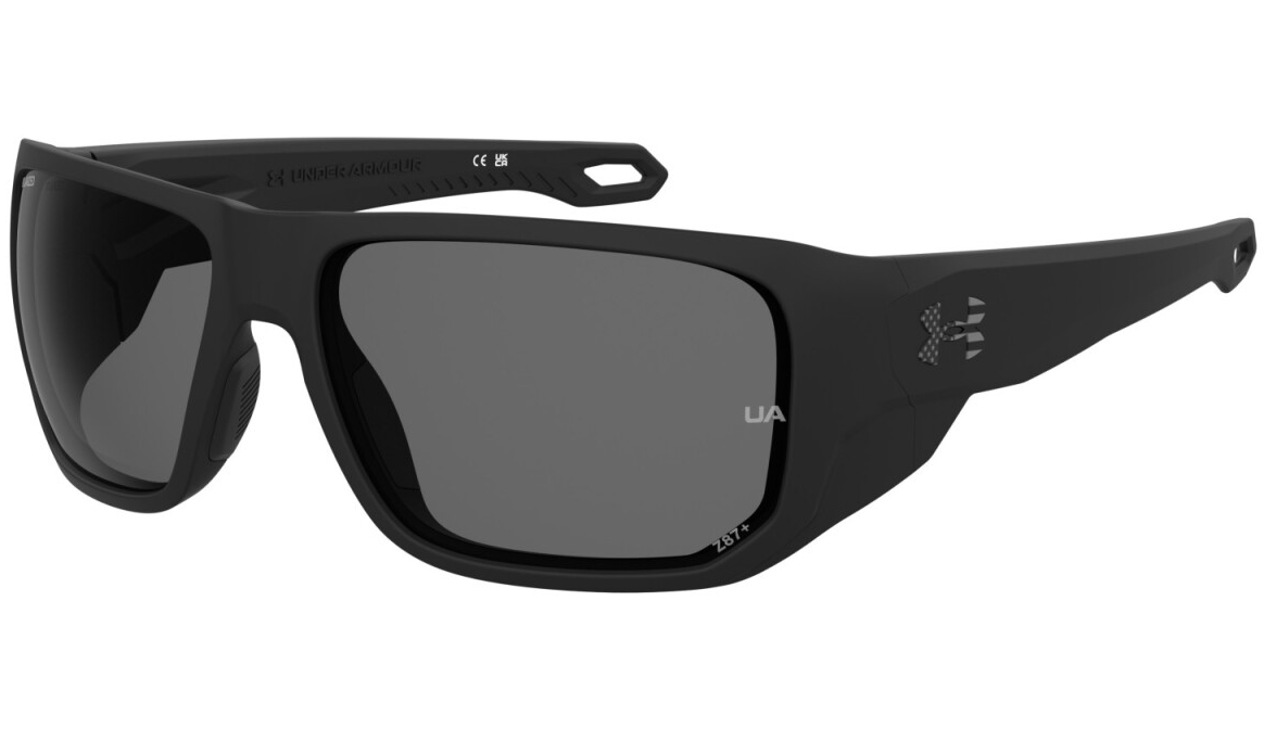 Under Armour UA ATTACK MD 003 6C Matte black/Grey Polarized Men's Sunglasses