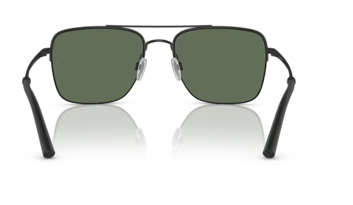 Oliver Peoples 0OV1343S R-2 50629A Matte Black/Green Polarized Men's Sunglasses