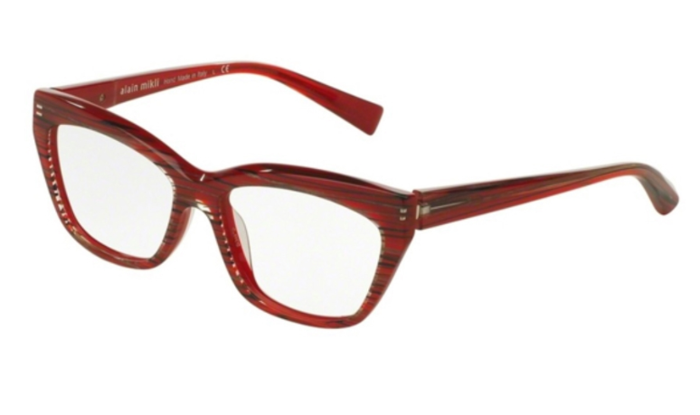 Alain Mikli A03016 3027 Wires Red Square Women's Eyeglasses