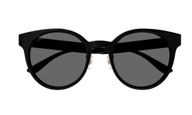 Gucci GG1339SK 002 Black/Grey Polarized Soft Square Women's Sunglasses