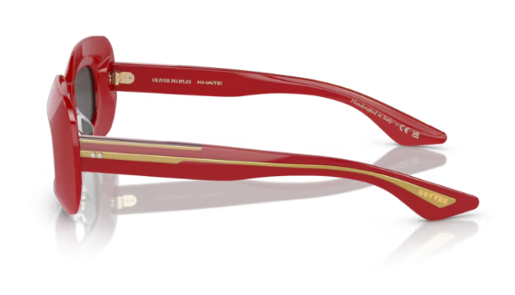 Oliver Peoples 0OV5548SU 1966c 178187 Red/Grey Rectangle Women's Sunglasses