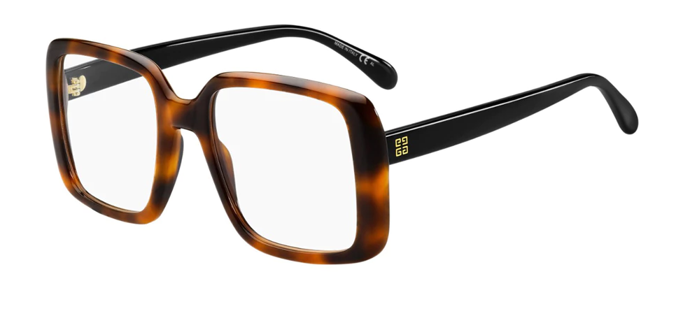 Givenchy GV 0094 086 Dark Havana Square Women's Eyeglasses