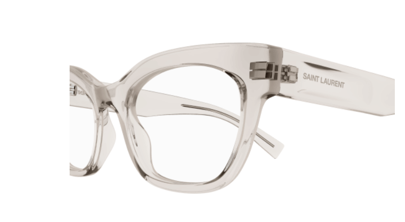 Saint Laurent SL 643 004 Beige Round Women's Eyeglasses