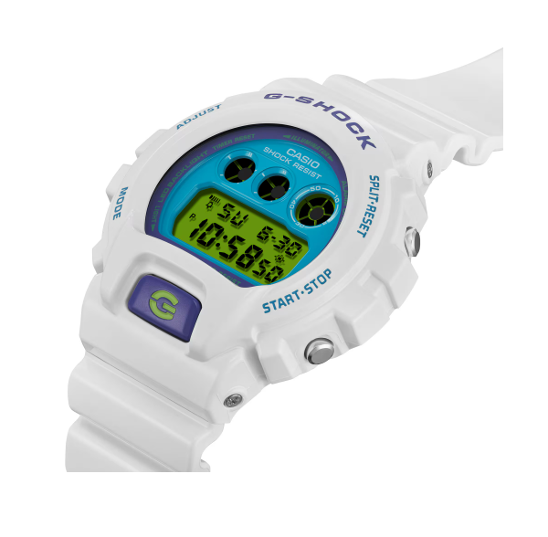 Casio G-Shock Digital 6900 Series White/Blue Dial Men's Watch DW6900RCS-7