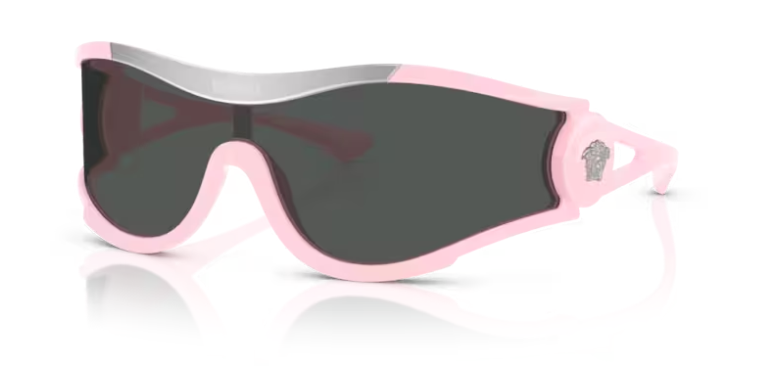 Versace 0VE4475 548587 Pink/Dark Grey Mask Men's Sunglasses