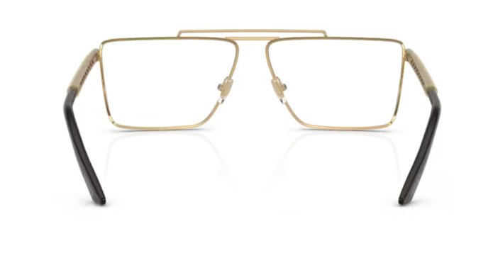 Versace 0VE1295 1002 Gold 59mm Rectangular Men's Eyeglasses