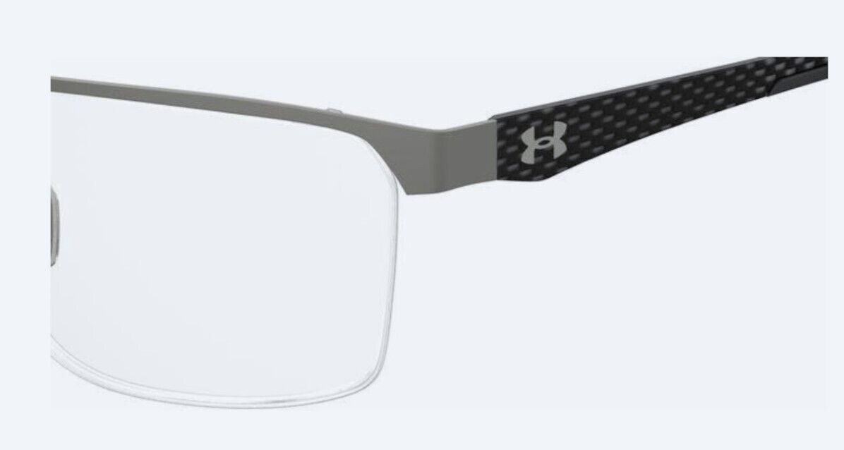 Under Armour  UA-5049/G 05MO-00 Grey Rectangular Men's Eyeglasses