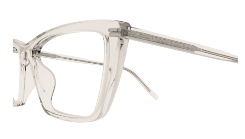 Saint Laurent SL 737 MICA THIN OPT 004 Beige Thin Cat Eye Women's Eyeglasses