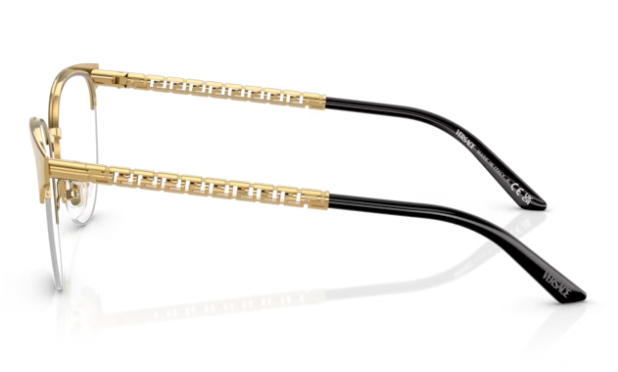 Versace 0VE1297 1002 Gold 53mm Cat-Eye Women's Eyeglasses