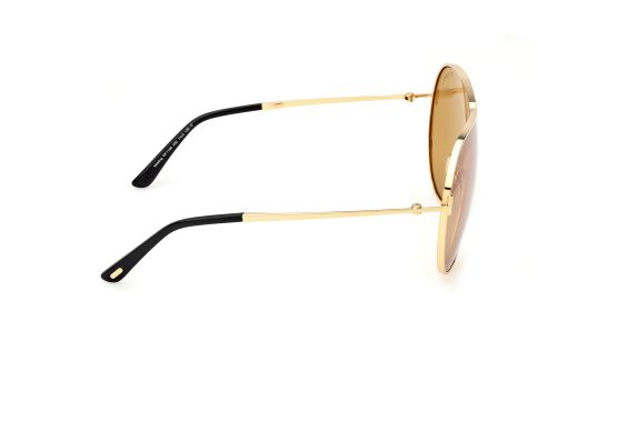 Tom Ford FT1158 30E Shiny Deep Gold/Yellow Oval Men's Sunglasses