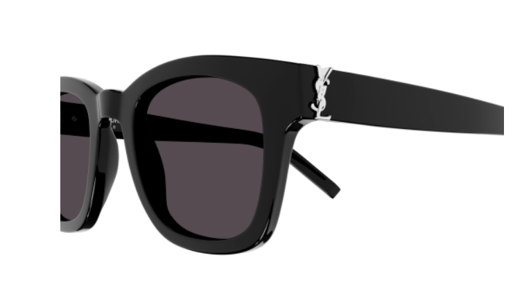 Saint Laurent SL M124 001 Black Square Men's Sunglasses