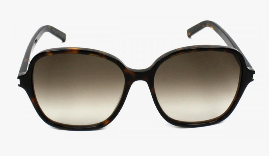 Saint Laurent CLASSIC 8-004 Havana/Brown Gradient Soft Square Women's Sunglasses