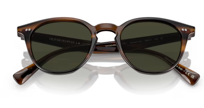 Oliver Peoples 0OV5454SU Desmon sun 1724P1 Dark Havana/Green Men's Sunglasses