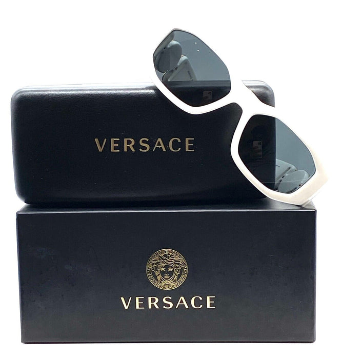 Versace VE4361 401/87 White/Dark Grey Unisex Sunglasses