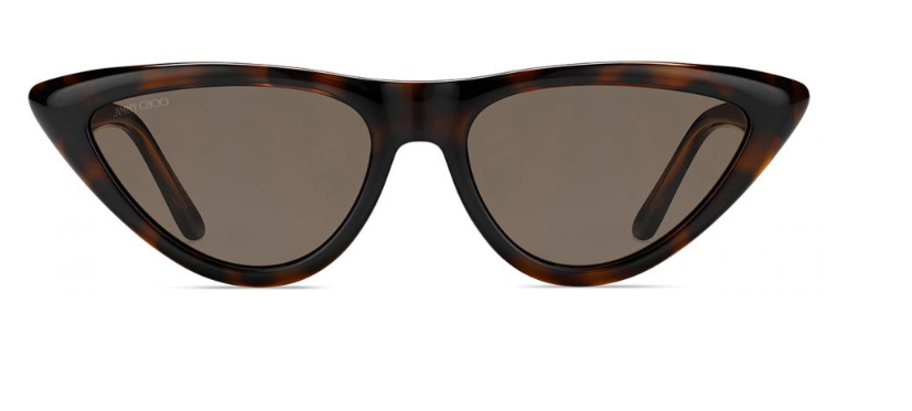 Jimmy Choo SPARKS/G/S 086/70 Havana/Brown Cat Eye's Women's Sunglasses