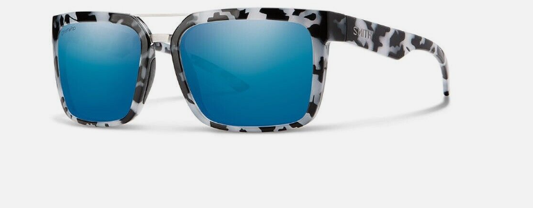 Smith Highwire ACI/QG Gray Havana/Blue Mirrored Polarized Men's Sunglasses