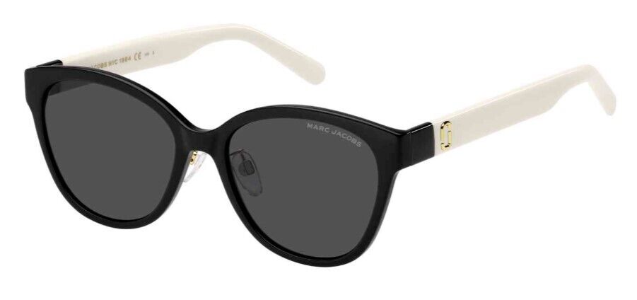 Marc Jacobs MARC-648S/G/S 080S/IR Black/Grey Cat-Eye Women's Sunglasses