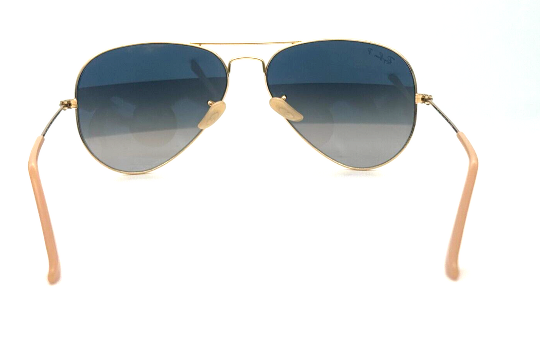 Ray Ban RB3025 001/78 Gold/Blue Gradient Oval men's Sunglasses