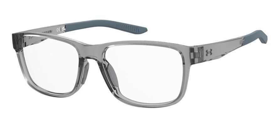 Under Armour UA 5080 63M Crystal Grey Rectangular Men's Eyeglasses