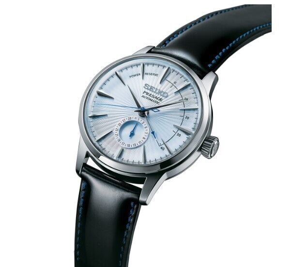 Seiko Presage Ice Blue Sunburst Dial Cocktail Time Automatic Watch SSA343J1