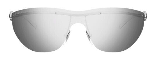 Gucci GG1700S 002 Silver/Silver Cat-Eye Mirrored Women's Sunglasses