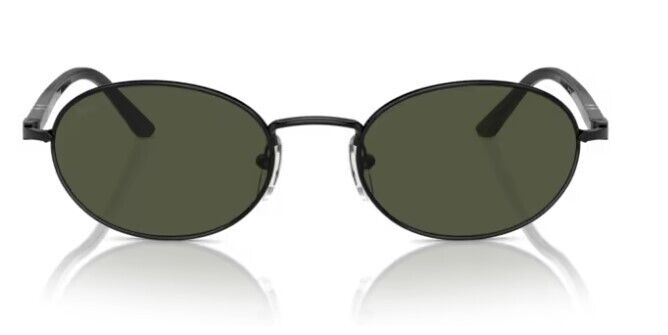 Persol 0PO1018S 107831  Black/Green Oval Shaped 52 mm Women's Sunglasses