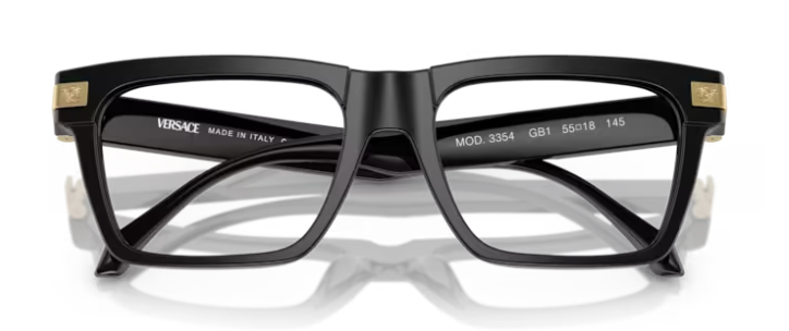 Versace 0VE3354 GB1 Black 53mm Men's Eyeglasses