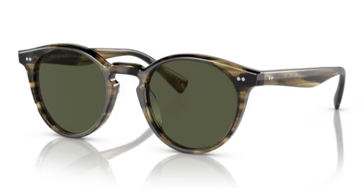 Oliver Peoples 0OV5459SU 179152 Olive/Green Round 48mm Men's Sunglasses