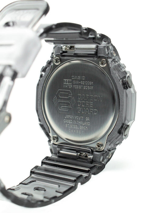 Casio G-Shock Analog-Digital Metallic Translucent Gray Watch GMAS2100SK-1A