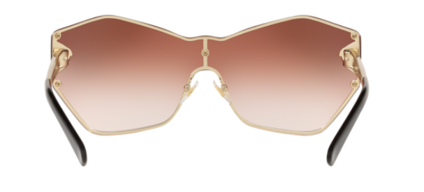 Versace  0VE2182 12526F Pale Gold Pink Gradient 43MM Women's Sunglasses