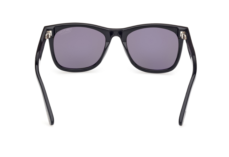 Tom Ford KEVYN FT1099-N 01D Shiny Black/Smoke Square Men's Sunglasses