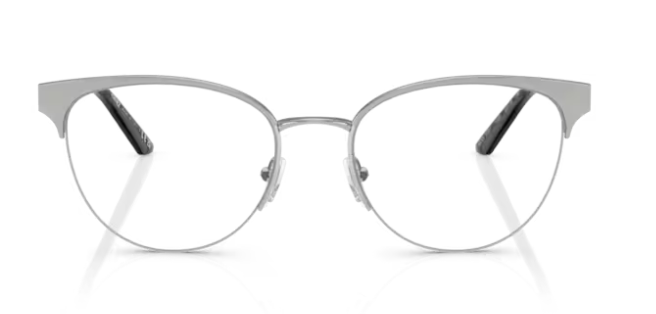 Versace 0VE1297 1000 Silver 53mm Cat-Eye Women's Eyeglasses